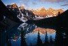 Moraine Lake Sunrise - Banff National Park\nAlberta, Canada