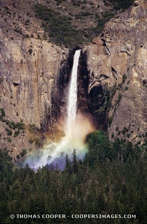 Bridal Veil Falls - Yosemite National Park, Wyoming